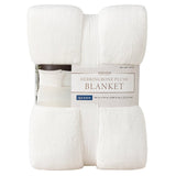 Berkshire Herringbone Plush VelvetLoft Blanket, 100% Recycled Polyester, 350 GSM