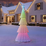 Member’s Mark 8' Pre-Lit Color-Changing Pop-Up Christmas Tree with 335 RGBIC LEDs & Remote