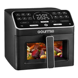 Gourmia 9 Qt Digital Air Fryer Ceramic Basket 12 Presets Viewing Window GAF998