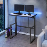 Tresanti Aurora 47” Adjustable Height Standing Desk with LED Lighting