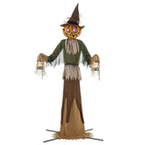 Member's Mark 11' Pre-Lit Animated Scarecrow with Motion, Sound & Glowing LED Eyes
