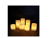 7-Piece Member’s Mark Flameless LED Wax Candle Set with Remote, Timer and Batteries