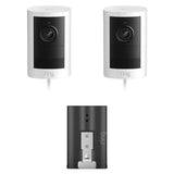 Ring 2-Pack Outdoor Wireles Cam 2K Security Cameras, Quick Release Ultra Battery