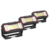Infinity X1 2500 Lumen Rechargeable Work Light 3-Pack, USB-C Magnetic LED Lamp