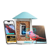 Birdfy AI Smart Bird Feeder with 1080p Camera, Solar Panel & Bird Recognition
