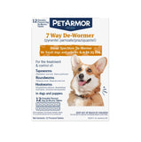 PetArmor 7 Way Chewable De-Wormer for Puppies and Small Dogs, 12-count