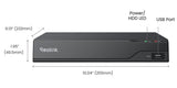 Reolink NVS8-8MV4 4K PoE Security Camera System, 8-Channel NVR, 2TB & 4 Cameras