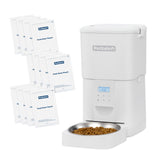 PetSafe FlexFeed Automatic Pet Feeder Bundle with 8-Meal Scheduling & 12 Food Saver Pouches