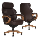 Henredon Adrano Big & Tall Executive Office Chair, High Back with Memory Foam
