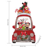 Mickey, Peanuts, or Hello Kitty Holiday Water-Spinning Car, 14" Swirling Glitter
