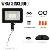Westinghouse 5,000 lm LED Outdoor Flood Light with Dusk-to-Dawn Sensor, 5000K