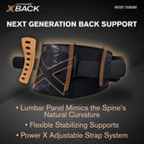 Copper Fit Pro Back Support Belt with Adjustable Straps & 4 Stabilizer Rods