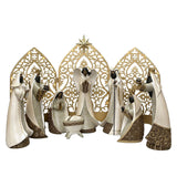 Member’s Mark 9-Piece Pre-Lit Nativity Set with 42 Warm White LED Lights & Timer