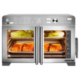 Gourmia XL 13-in-1 French Door Countertop 43 L Air Fryer with Temperature Probe