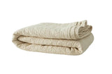 Avocado Herringbone 3-Piece Organic Cotton Coverlet Set with 2 Matching Shams