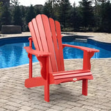 Leisure Line Classic Adirondack Chair by Tangent – Recycled HDPE Outdoor Patio Chair, All-Weather UV-Resistant Adirondack Chair
