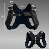 Nautilus 12 lb Weighted Vest – Adjustable Fitness Training Vest with Reflective