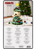 15" Jim Shore Peanuts Snoopy Christmas Tree Lighted Statue LED 6Hr Timer Resin