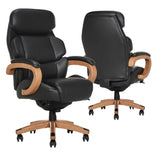 Henredon Adrano Big & Tall Executive Office Chair, High Back with Memory Foam