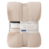 Berkshire Herringbone Plush VelvetLoft Blanket, 100% Recycled Polyester, 350 GSM