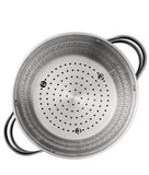 Tramontina 8-Quart Stainless Steel Multicooker with Pasta Insert – Tri-Ply Base Stock Pot with Glass Lid