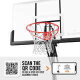 Spalding NBA Portable Basketball Hoop with 54" Polycarbonate Backboard