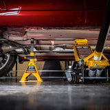 CAT 3 Ton Double Lock Jack Stand Set with Safety Pin Lock, 2-pack Car Jack