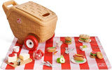 Step2 My First Picnic Basket Playset with 29-pc Play Food Set & Picnic Blanket