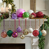Member’s Mark 7-Piece Oversized Shatterproof Christmas Ornament Set, 150 mm & 200 mm