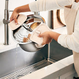 All-Clad Simply Strain 8 qt. Stainless Steel Multipot with Locking Straining Lid