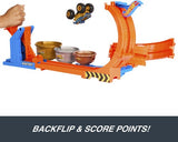 Hot Wheels Monster Trucks Loop and Flip Trophy Challenge Playset
