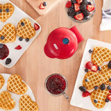 Dash Heart Mini Waffle Maker, 350 watts 4" Cooking Surface Nonstick Waffle Maker