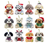 12-Day Plush Ornament Advent Calendar, Set of 12 Holiday Animal Plush Christmas Tree Ornaments