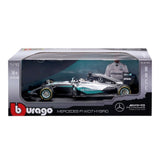 Bburago 1:18 Formula F1 Racing Die-Cast Car, Ferrari, Red Bull, Mercedes Vehicl