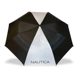 Nautica Golf Umbrella Set – 2-Pk Vented Stick and Auto-Open Folding Umbrellas