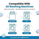 FurMe Washing Machine Cleaner Max Tablets, 48 Pack Pet Hair Dander Odor Buildup