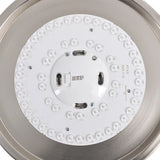 Energetic Lighting 14" LED Flush Mount Light Fixture, 1560 Lumens Brushed Nickel