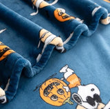 Peanuts Snoopy Halloween VelvetLoft Throw Blanket 2-Pack, 60"x70" Soft Fleece