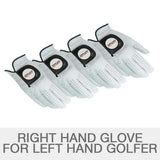 Kirkland Signature Leather Golf Glove 4-pack (Select Size) - LEFT HANDED