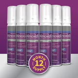 Kirkland Women's Minoxidil 5% Foam, 6 Can 12 Months Hair Regrowth Treatment Set