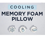 Serenity by Tempur-Pedic Cooling Memory Foam Pillow, Medium Support Bed Pillow with Washable Cooling Cover