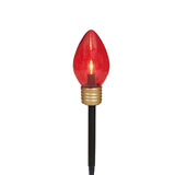 Holiday Time Jumbo LED C9-Style Christmas Pathway Lights, Set of 4 Stakes