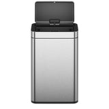 EKO 13.2 Gal 50L Motion Sensor Trash Can Stainless Steel Touchless Kitchen Can
