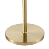 Bridgeport Designs Everett Downbridge Floor Lamp – Adjustable Reading Lamp with Linen Shade, Light Diffuser & LED Bulb