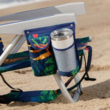 Tommy Bahama 5-Position Aluminum Folding Backpack Beach Chairs 2-Pack w/ Cooler