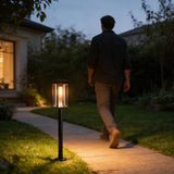 Lutec XL Solar LED Aluminum Construction Pathway Lights, 2-Pack, 200 Lumens
