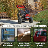 Troy-Bilt Gas Pressure Washer, 3100 Max PSI, 2.3 Max GPM, CRX165 163cc Engine