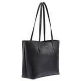 DKNY Women's 16" Pebbled Faux Leather Tote Bag with Zip Center Pocket