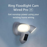 Ring Floodlight Cam Pro + Outdoor Cam Plus 2K Security Camera System