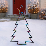 42" Color-Changing LED Christmas Tree with 290 Lights, 16 Modes 13 Animations